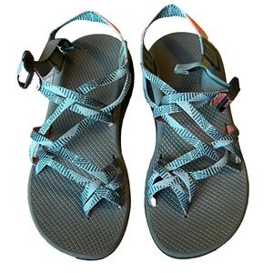 Chaco Z/X2‎ Cloud Hiking Sandals Blue Gray Womens 10 UK 8 EU 41